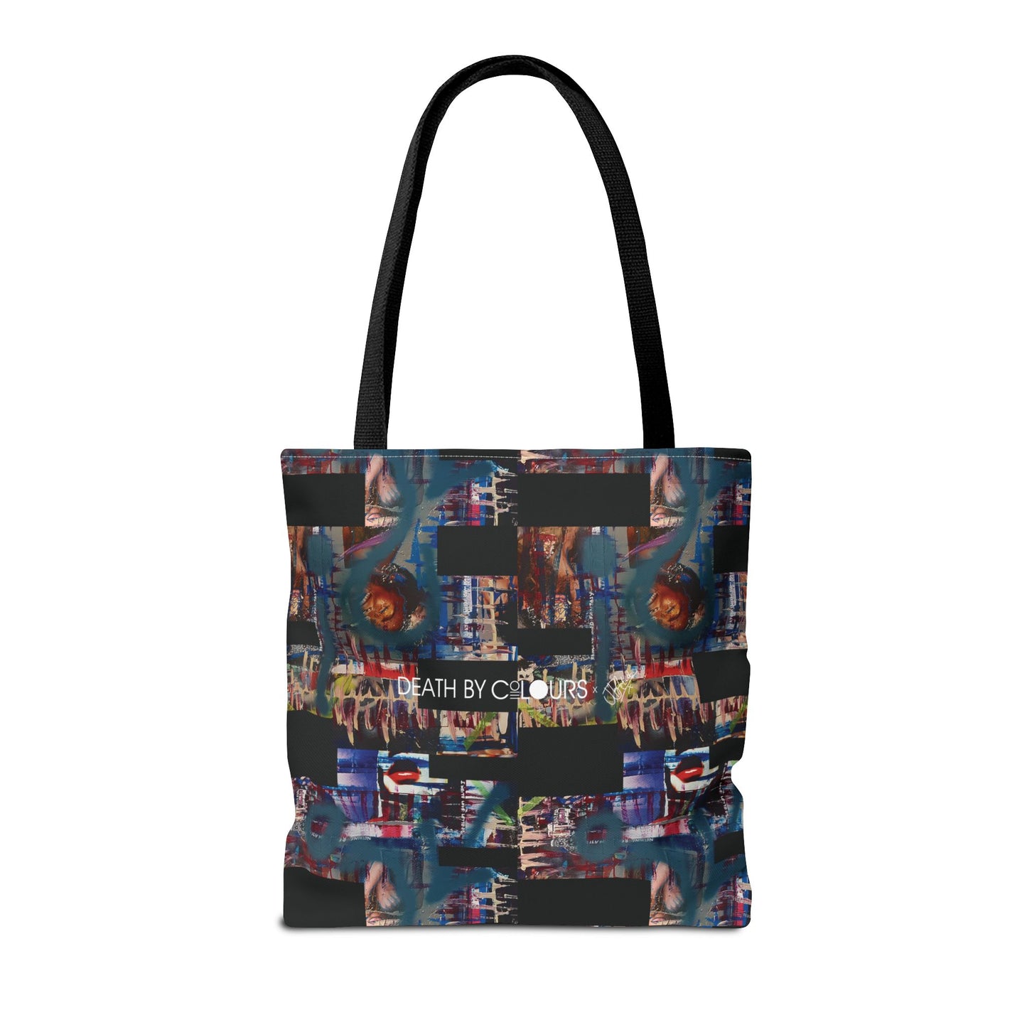 Mixed-Media Tote Bag 'Frequency' from 3Quency Collection