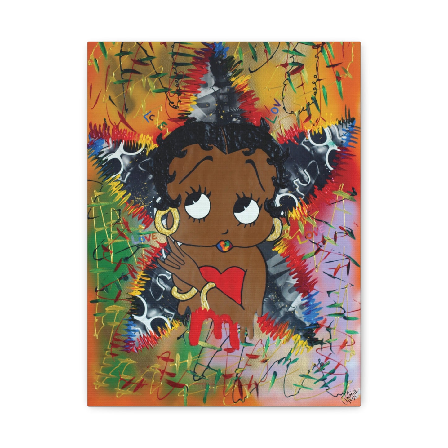 Canvas Art Print Cartoon Collection - Ms Sweetie