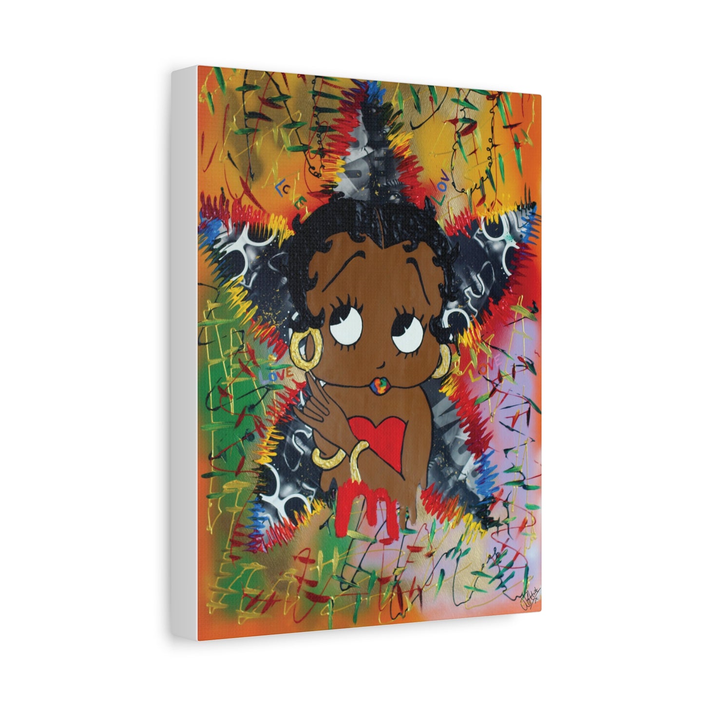 Canvas Art Print Cartoon Collection - Ms Sweetie