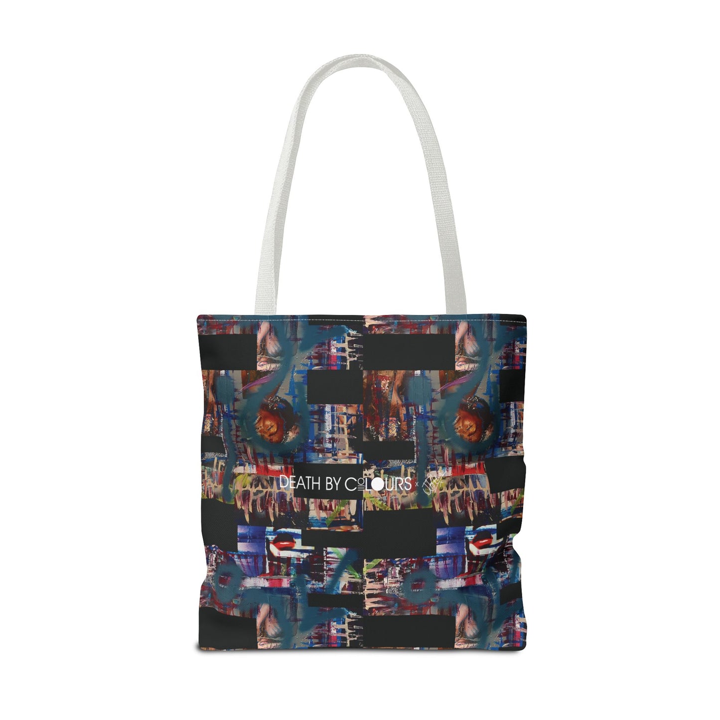 Mixed-Media Tote Bag 'Frequency' from 3Quency Collection