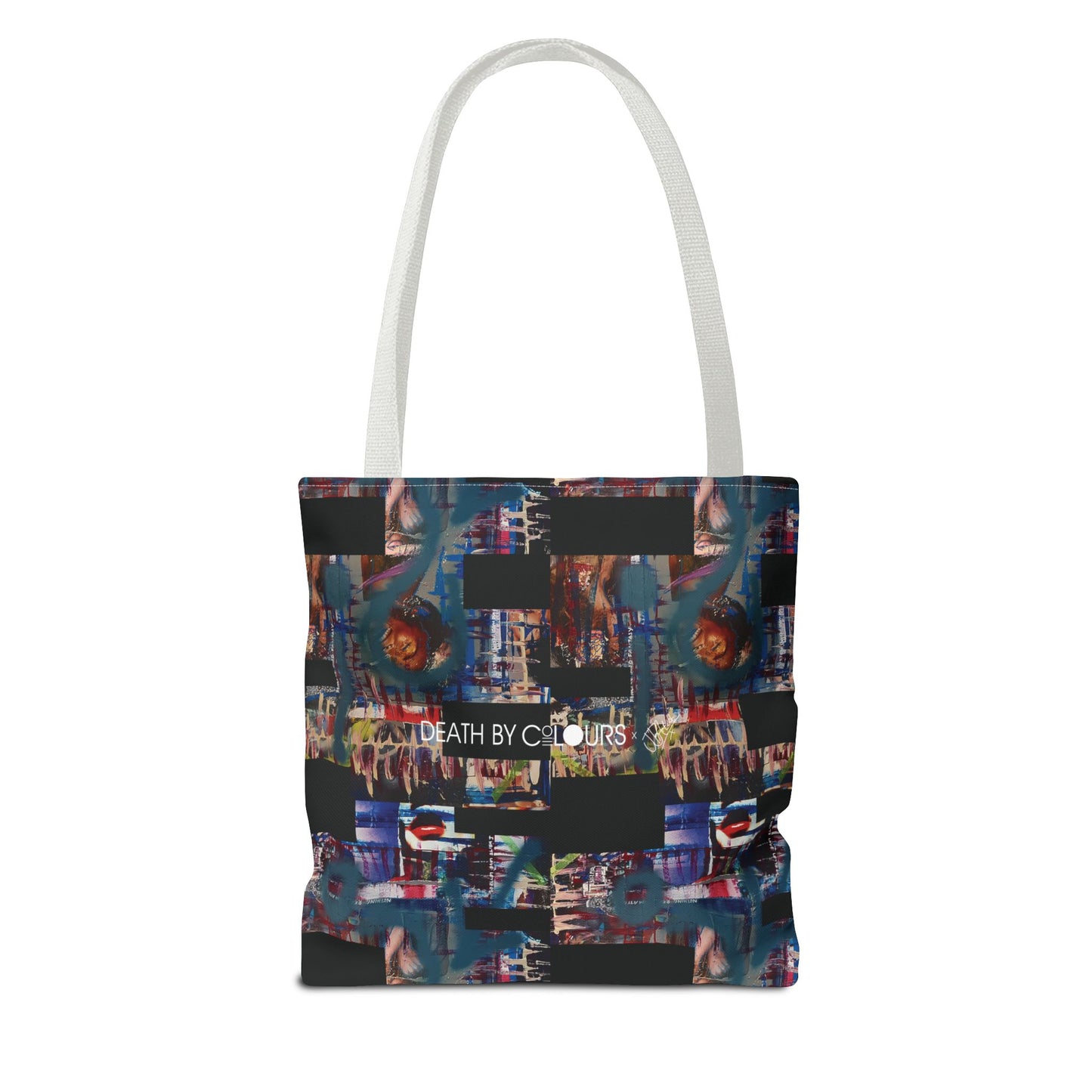 Mixed-Media Tote Bag 'Frequency' from 3Quency Collection