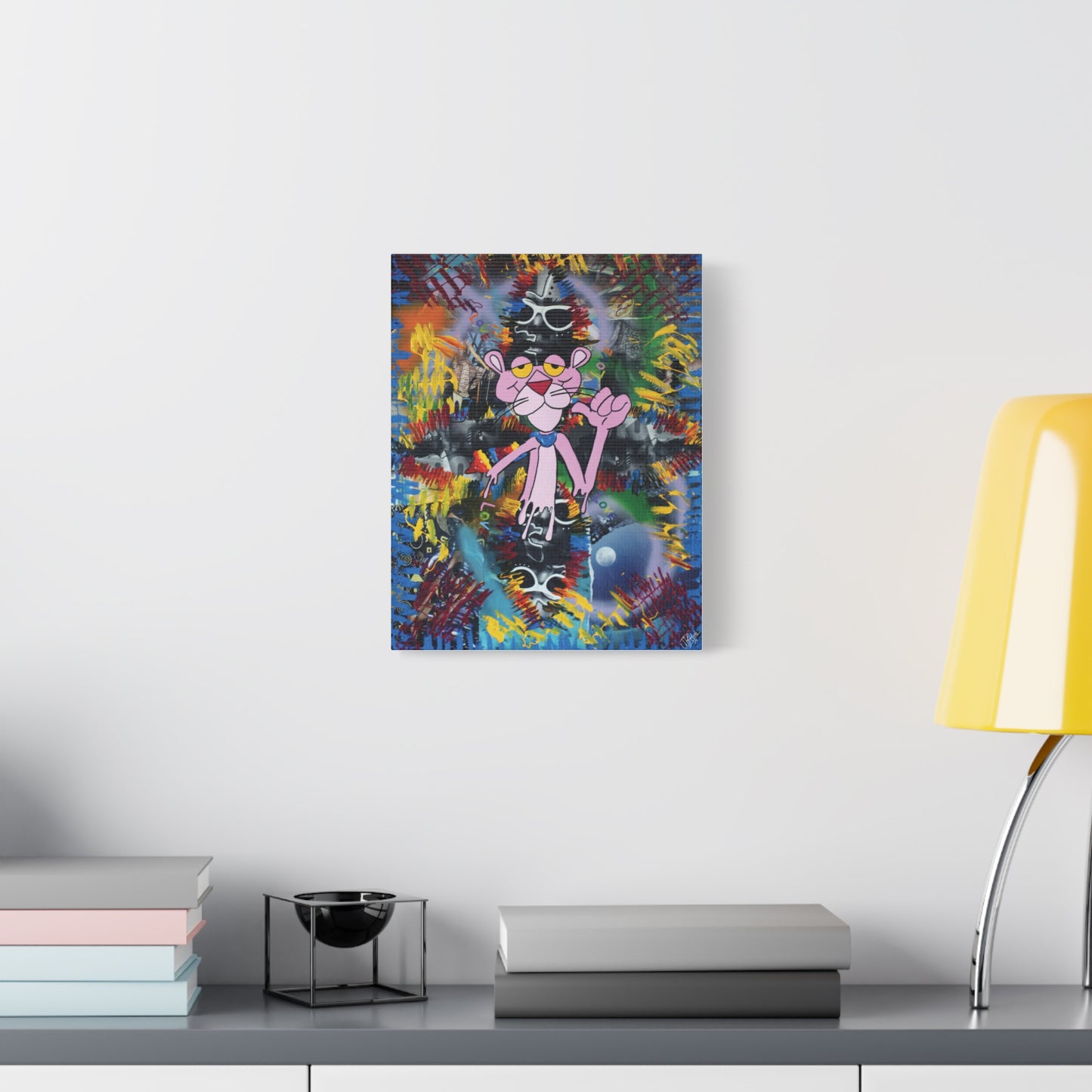 Canvas Art Print Cartoon Collection - Pink Mischief