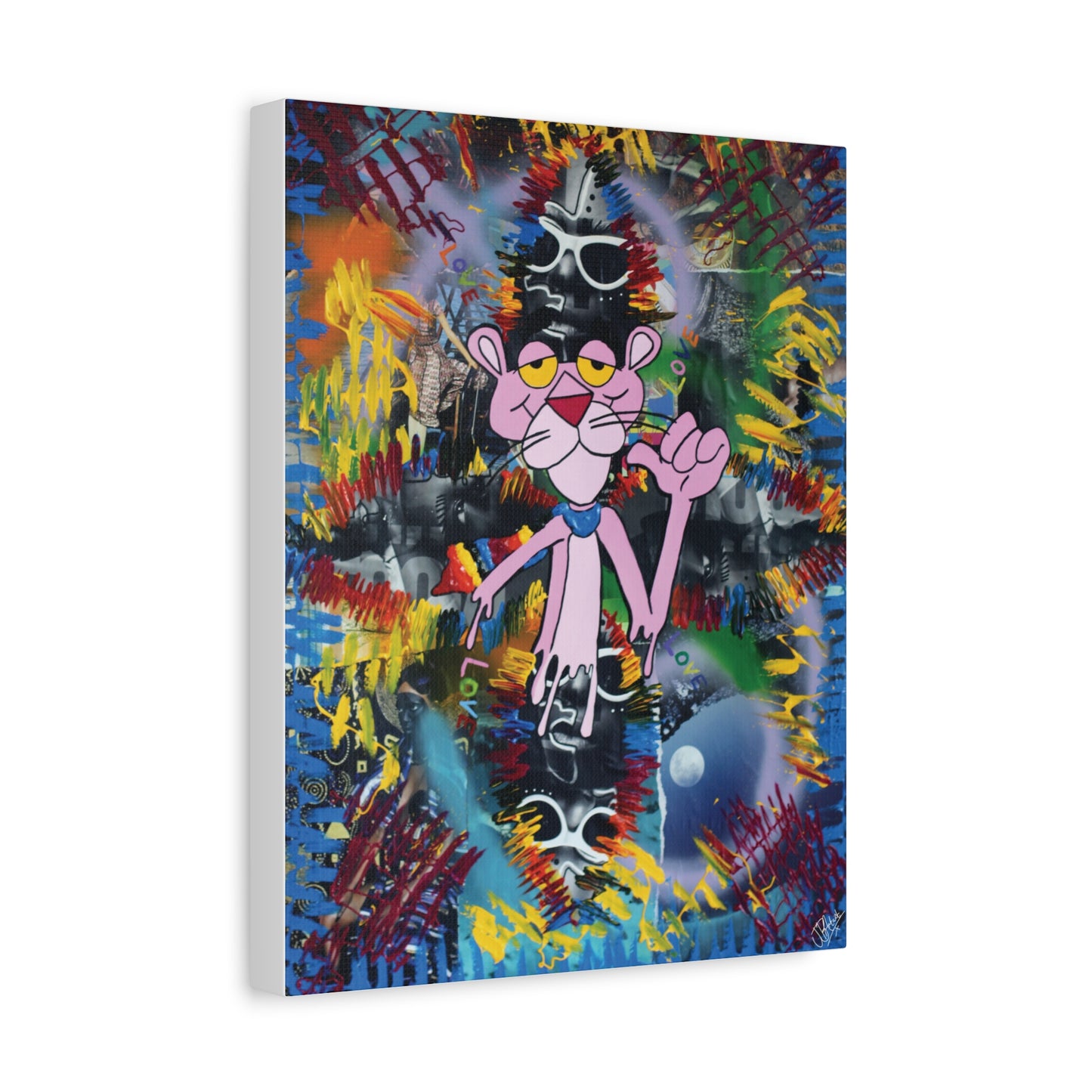 Canvas Art Print Cartoon Collection - Pink Mischief