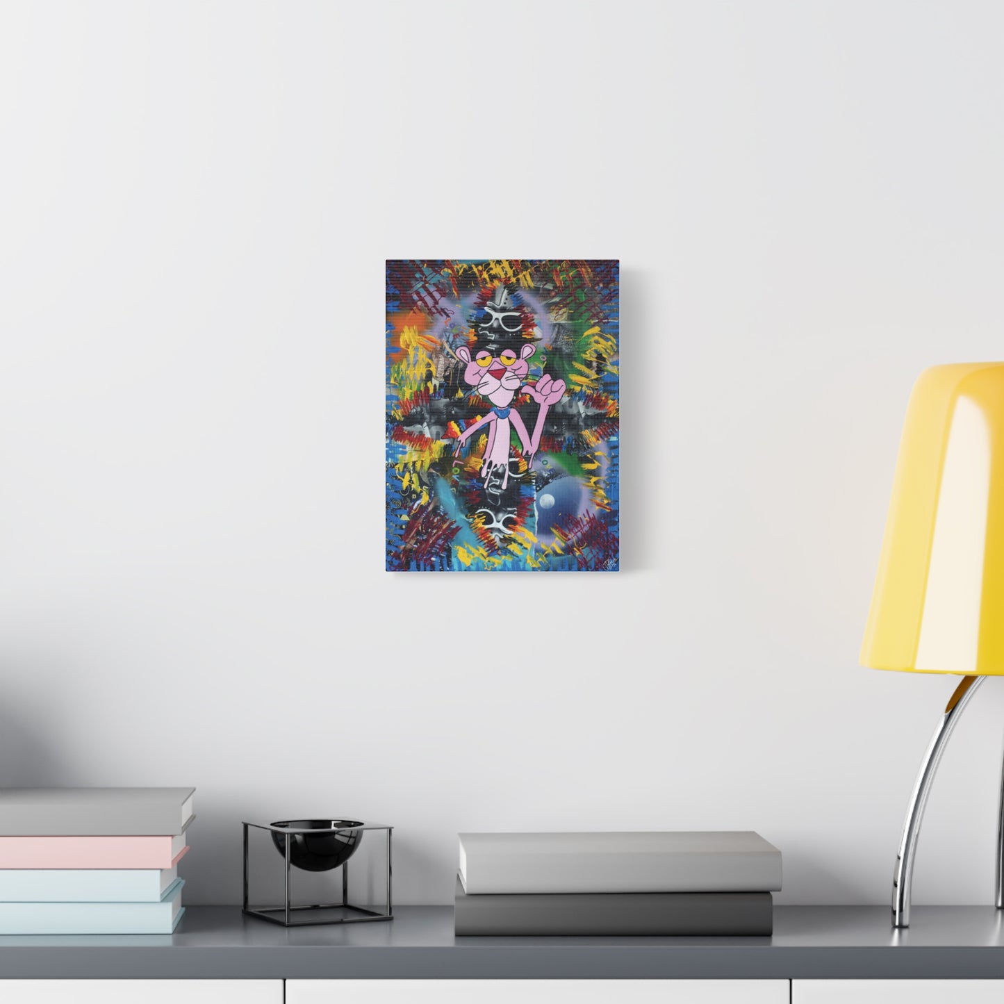 Canvas Art Print Cartoon Collection - Pink Mischief