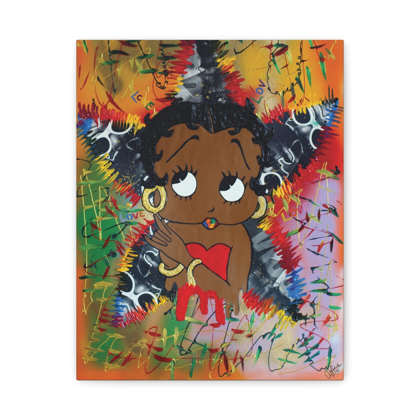 Canvas Art Print Cartoon Collection - Ms Sweetie