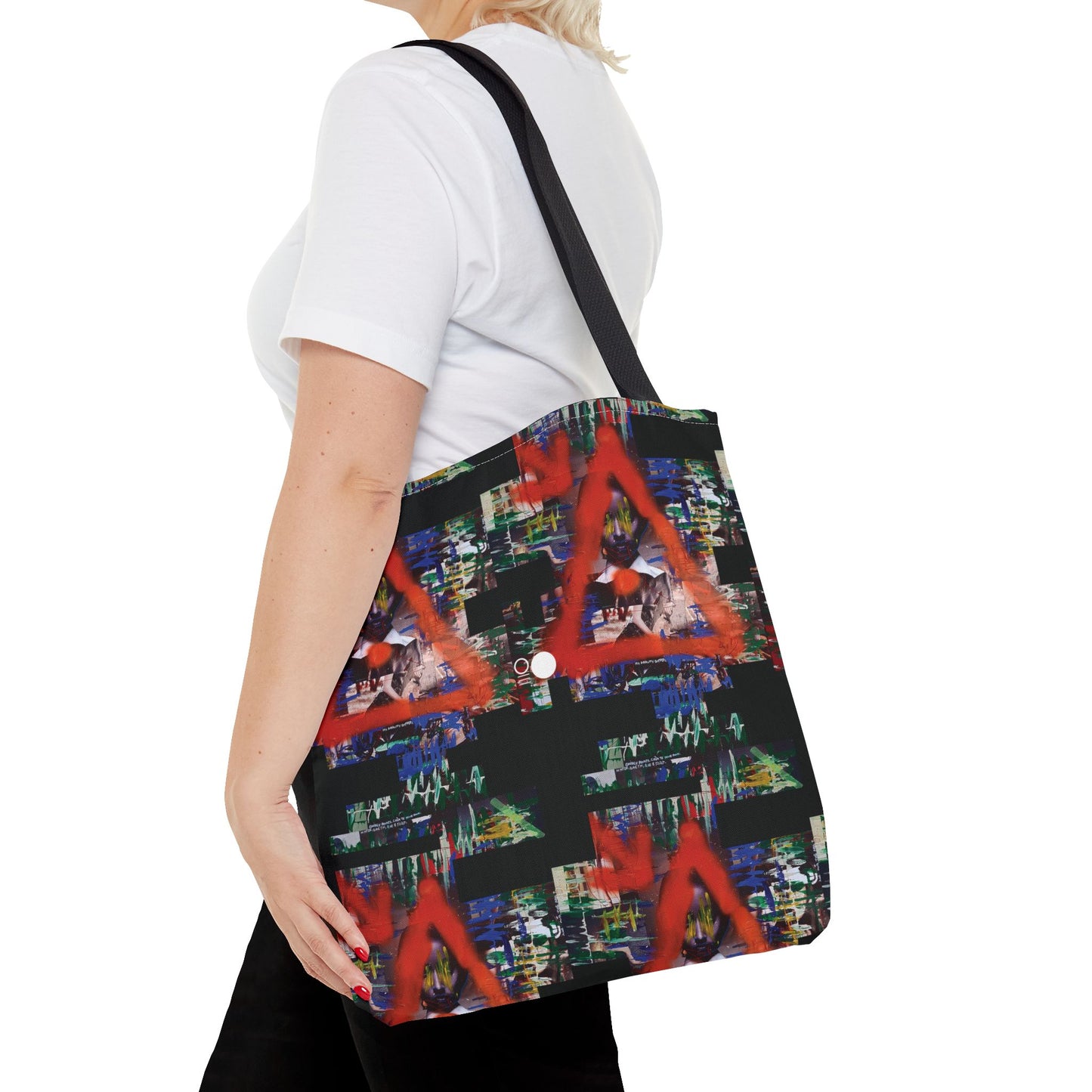 Mixed-Media Tote Bag 'My Reality Differs' from 3Quency Collection