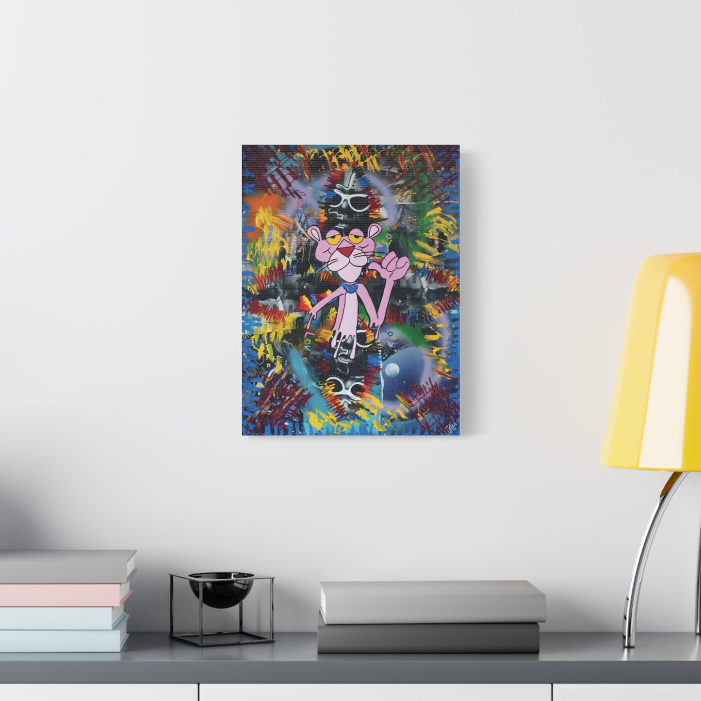 Canvas Art Print Cartoon Collection - Pink Mischief