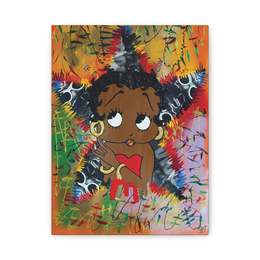 Canvas Art Print Cartoon Collection - Ms Sweetie